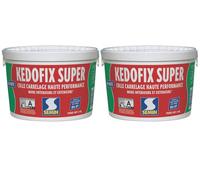 Colle pour Carrelage Haute Performance Kedofix Semin, Prêt à l'emploi, Intérieur-extérieur, seau de 5 kg, Lot de 2