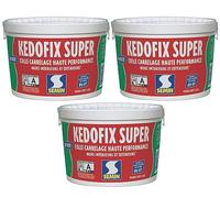 Colle pour Carrelage Haute Performance Kedofix Semin, Prêt à l'emploi, Intérieur/extérieur, seau de 5 kg, Lot de 3