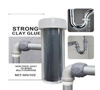 Colle pour Céramique - Argile de Soudure Étanche 30g,Imperméable Adhésif Fort Résistant à la Chaleur Réparation Rapide pour Connexion Tuyaux Métal Carrelage Céramique