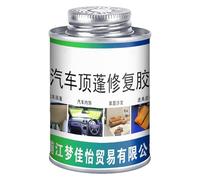 Colle pour de toit de voiture - 100 ml - Colle de réparation de tissu - Kit de réparation de de toit de voiture - Avec pinceau - Mastic d'étanchéité pour garniture de toit