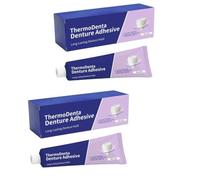 Colle Pour Dentier 40g Thermoplastic Denture Adhesive Thermoplastic | Denture Fixative For Daily Women Adults (2PC)