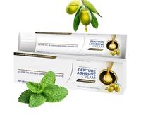 Colle pour dentier 68g, adhésif dentaire thermoplastique à fixation extra forte et résistante à l’eau, pâte pour appareil dentaire cassé ou prothèse, améliore l’ajustement et confortable