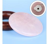 Colle Pour Extension De Cils, 1 Pièce, Pierre De Jade Ronde Rose, Adhésif Pour Palette, Support Pour Faux Cils