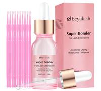 Colle Pour Extensions De Cils, Accélérateur De Colle, Scellant Pour Extensions De Cils, Rétention Plus Longue, Adhésif Étanche, Accélère Le Séchage De La Colle, Retient Les Vapeurs De Colle, Grande Ca