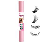 Colle pour faux cils, liaison imperméable de 5 ml, adhésif de joint de 3 pouces, plate-forme longue tenue avec un design compact, style à tenue forte, maquillage beauté bricolage débutants fêtes de ma