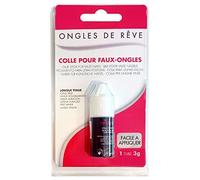COLLE POUR FAUX ONGLES - MISS MISS - Europ Cosmetics - Transparent - Adhésif acrylique - Tube