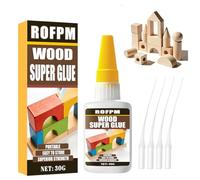 Colle Pour Maquette En Bois, Extra Forte Pour Bricolage, Transparente | Model/Furniture Wood Glue, Sechage Rapide Pour Guitare, Meubles, Assemblage Tourillons, Constructions En Bois, 30g