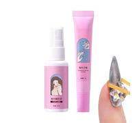 Colle pour ongles | Set adhésif pour orteils - Dissolvant De Colle À Ongles,Pour femmes, petites amies, dames, mères, futures mariées, usage domestique, manucure, service en salon, décors de