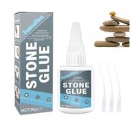 Colle pour pierre transparente 30g,étanche et spécialement conçue pour marbre. Idéale pour la liaison rapide de pierres et autre