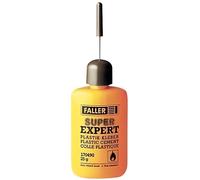 Colle pour professionnels - FALLER - Super expert - Réaction rapide et durable - Canule spéciale