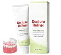 Colle Pour Prothèse Dentaire Douceur du haut et du bas étanchéité confort | Colle Crème En Tubes Pour Dentier Desserré Adultes Femmes Hommes Grand-Mère