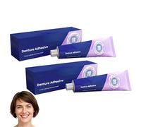 Colle pour prothèses dentaires, adhésif thermoplastique, adhérence longue durée, colle dentaire pratique, améliore l'ajustement, le confort et la stabilité (2pcs)