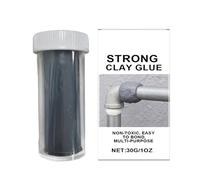 Colle pour Réparation Céramique | 30g Argile Réparatrice pour Moulage - Adhésif Fort Étanche Résistant à la Chaleur Boue Réparatrice Rapide pour Connexion Tuyaux, Trou Mur, Carreaux