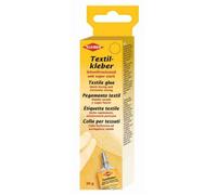 Colle pour textiles - KLEIBER - 30 g - Transparent - Séchage rapide - Lavable jusqu'à 40 degrés