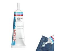 Colle pour tissu, 60 ml, adhésif permanent puissant pour vêtements, colle lavable de réparation de tissu pour travaux manuels, tapisserie, denim, coton, cuir, polyester, feutre, badges, projets de