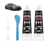 Colle pour Vitres Voiture, Mastic D'étanchéité Carrosserie, Colle pour Fenêtres Voiture, Colle a Pare Brise Voiture, Adapté au Scellement des Carrosseries et Autres pièces Automobiles-2 * 50ML