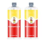 Colle Puissante Pour Métal | Colle De Réparation Universelle | Adhésif Haute Température | Pâte de Réparation Soudure à Froid Multi-Usages | All-Purpose Repair Glue Pour Fonte, Facile À Utiliser
