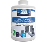 GEB Colle GEL PLUS pour PVC rigide pression et évacuation contact eau potable - Pot 1L