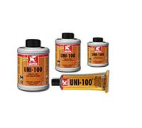 Colle PVC pression/evac. gros dia. griffon uni 100 pot 1l avec pinceau