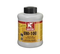 Colle PVC pression/evac. gros dia. uni 100 pot 1l avec pinceau