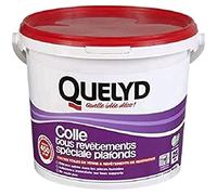 Colle QUELYD spéciale Plafonds - toutes toiles de verre et revêtements de rénovation - 6 kg - Prêt à l'emploi