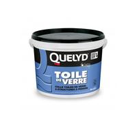 Colle - QUELYD - Toile de verre - 5 Kg - Spéciale murs et plafonds - Absorbants