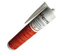 Colle réfractaire et pour cordon d'étanchéité FERMIT HT 1100 - jusqu'à 1 100 °C - Couleur beige - Cartouche 310 ml - Nouveau design de produit