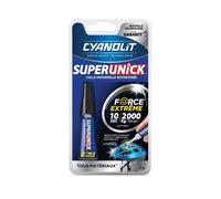 Cyanolit Colle réparatrice Super unick Instant Plastic – Ultra-rapide, polyvalente – 3 g