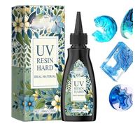 Colle résine pour l'artisanat, colle UV,Colle résine transparente | Résine UV dure multifonctionnelle 100g, colle résine transparente à séchage rapide pour la fabrication de bijoux, l'artisanat