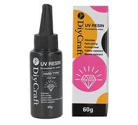 Colle Respicefinem Haute Transparence Inodore Jaunissement Vitesse de Durcissement Rapide Colle Résine DIY Gel Transparent 25g pour la Fabrication de Bijoux et la Réparation de (60g)