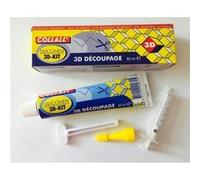 Colle silicone et accessoires pour technique 3D - 80 ml Multicolore G