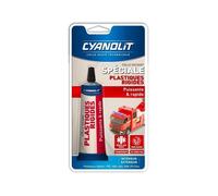 Colle spéciale plastiques - CYANOLIT - Fixation forte - Polyvalente pour plastiques