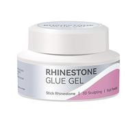 Colle strass pour ongles | : Grâce à sa formulation avancée, cette colle pour strass permet d'obtenir une excellente adhérence grâce au durcissement par lumière LED. Offre un travail prêt pour le salo