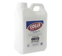 Colle super vinylique - MAJUSCULE - Flacon 2L - Incolore - Médium à peindre - Vernis-colle