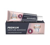 Colle Sûre Pour Prothèses Dentaires 40g | Fixateur Prothèse Adhésif Scellé Airtight Maintien Stable Pour Seniors Adultes Usage Quotidien Sorties Repas Tenue Sûre Et Confortable Contenu