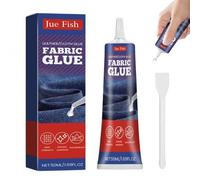 Colle Textile, 50 ML Colle Tissu Extra Forte Transparent et Lavable, Colle Inodore pour Jeans, Cuir, Tissus et Textiles, Polyester, Sans Solvant, séchage en 24 heures et imperméable