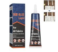 Colle Textile,Colle pour Tissu à Coudre,Colle à Coudre Liquide,Sew Glue Liquid,Rapide Colle à Tissu à Séchage,Colle Tissu Extra Forte,Colle Textile Permanente Résiste Lavage pour Tissu,Cuir,Jean