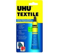 Colle textile - UHU - Textile - 19 ml - Sans solvant - Résistante au lavage