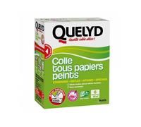 Quelyd Colle pour tous papiers peints – Indicateur coloré, sans solvant, 300 g (6 rouleaux)