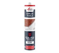 Colle, tuile, mastic souple pour tous matériaux - 290 ml x 12 Blanc - ARCANE INDUSTRIES