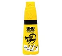 UHU Tube de colle twist and glue avec solvant, flacon de 35g