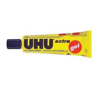 Colle universelle - UHU - Extra Gel 31 ml - Translucide - Adhérence forte - Facile à utiliser