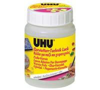 colle-vernis pour serviettes, aspect satiné, contenu: