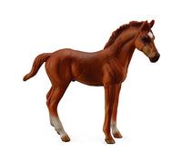 Collect A Horses Thoroughbred Standing Chestnut Foal Toy Figure