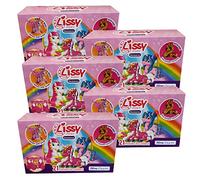 collect-it.de MY HOME OF CARDS + TOYS Lissy Pony Licorne Série 2 Licornes avec carrosse - Lot de 5 figurines à collectionner