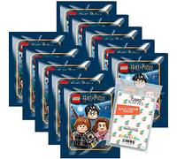 collect-it.de MY HOME OF CARDS + TOYS Lot de 10 pochettes de rangement exclusives avec Lego Harry Potter - Voyage dans le monde des sorts - Autocollants à collectionner