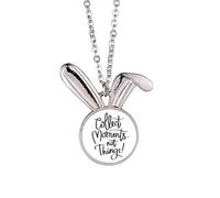 Collect Moments Not Things Collier avec pendentif en forme de lapin