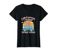 Collect Moments Not Things Sunset Campervan Citation de Voyage T-Shirt