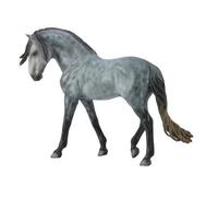 Collecta - Figurine cheval - Étalon andalou Rucious - 1:12 Deluxe - Gris