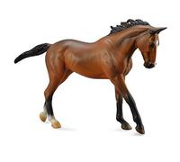 Collecta Deluxe Bay Thoroughbred Mare Scale 1:12 Figure Marron Enfants